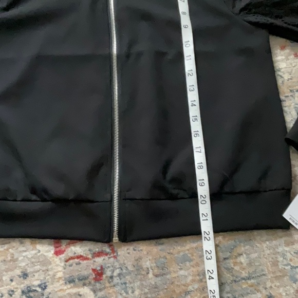 JM studio black jacket with eyelet detail sleeves - Picture 7 of 8